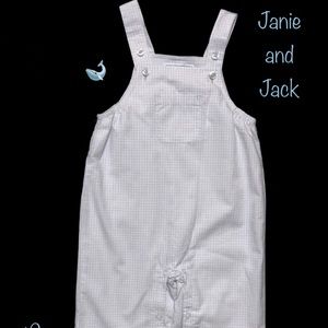 Janie and Jack baby boy overalls